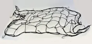 Truck Bed Cargo Net 36" x 60", with 12 Steel Hooks, Stretches to 60"x90"