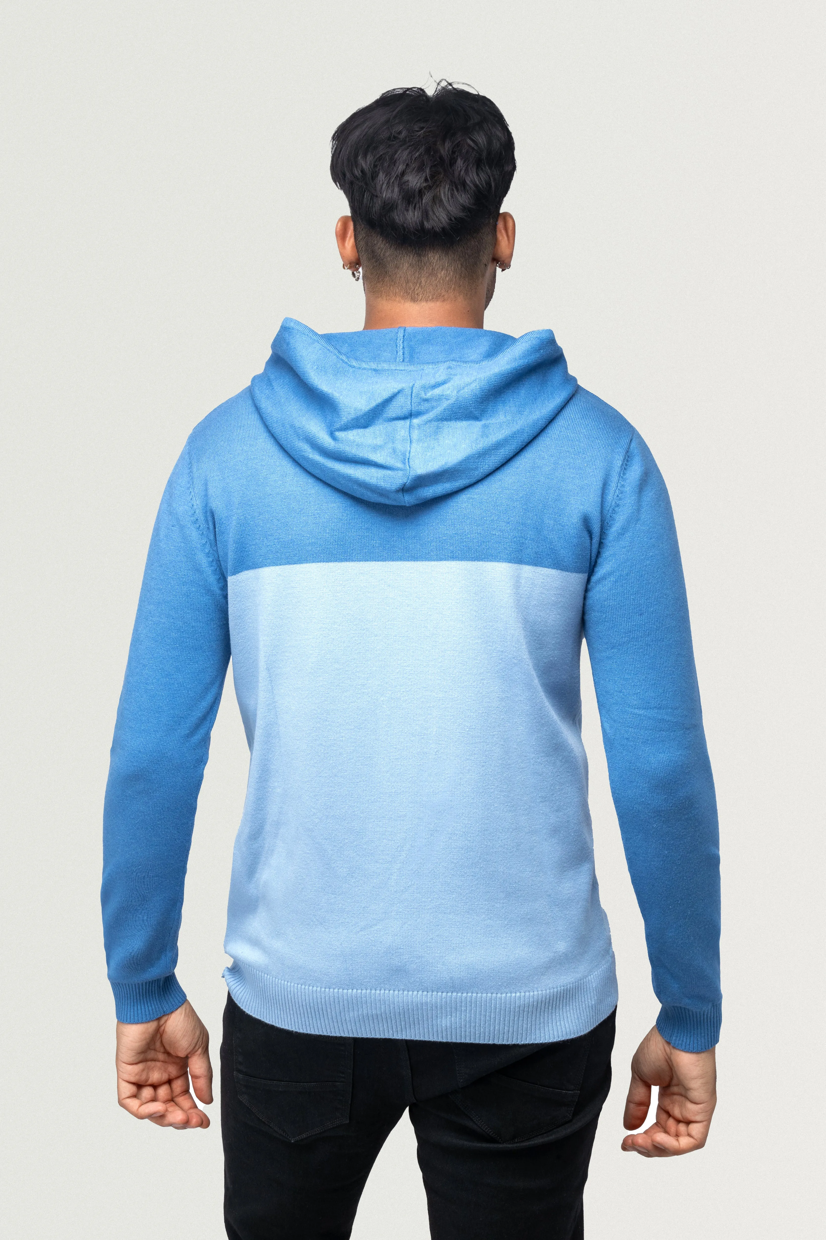 X RAY Men's Color Block Pullover Hoodie Sweater