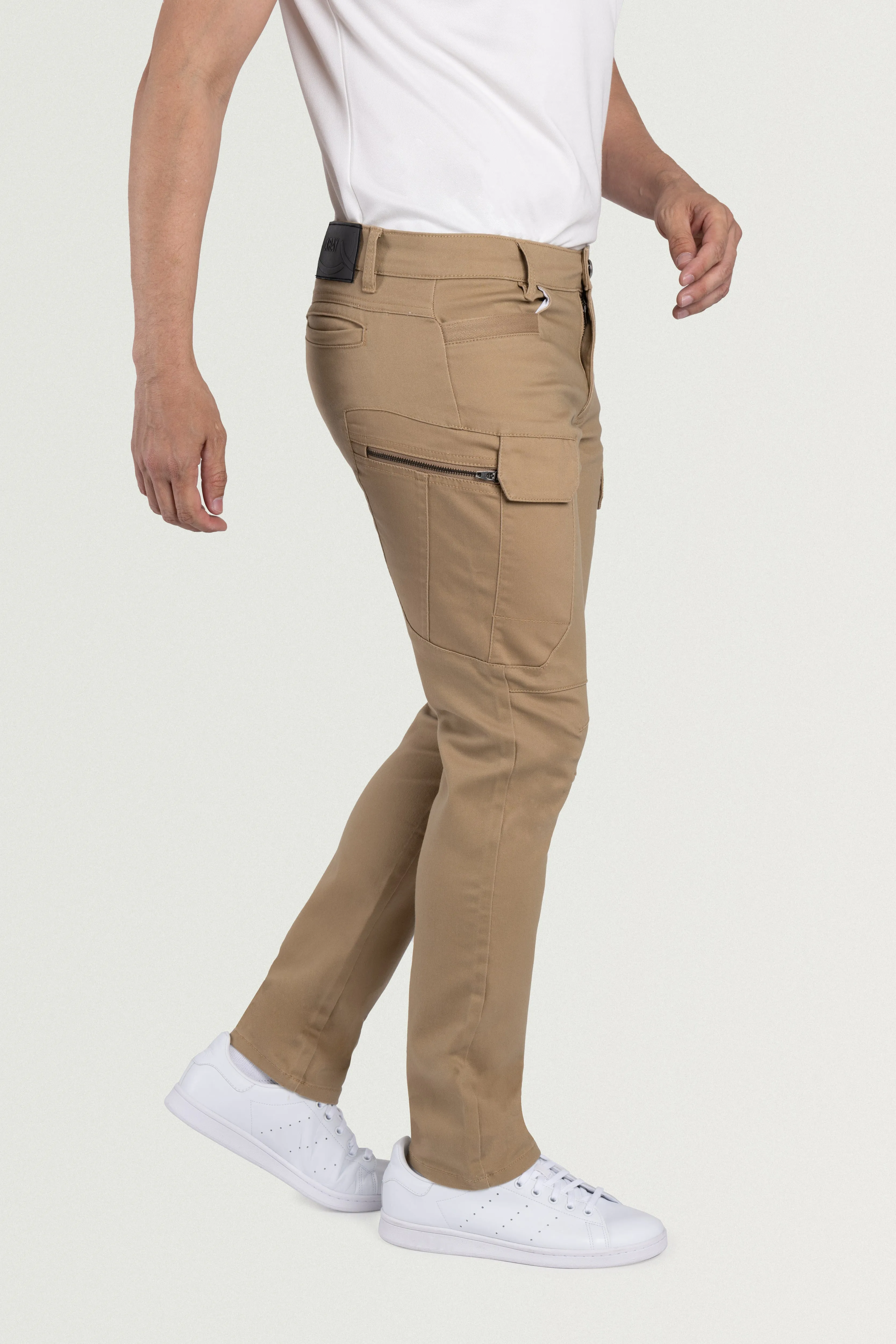 X RAY Men's Slim Fit Stretch Twill Cargo Pants