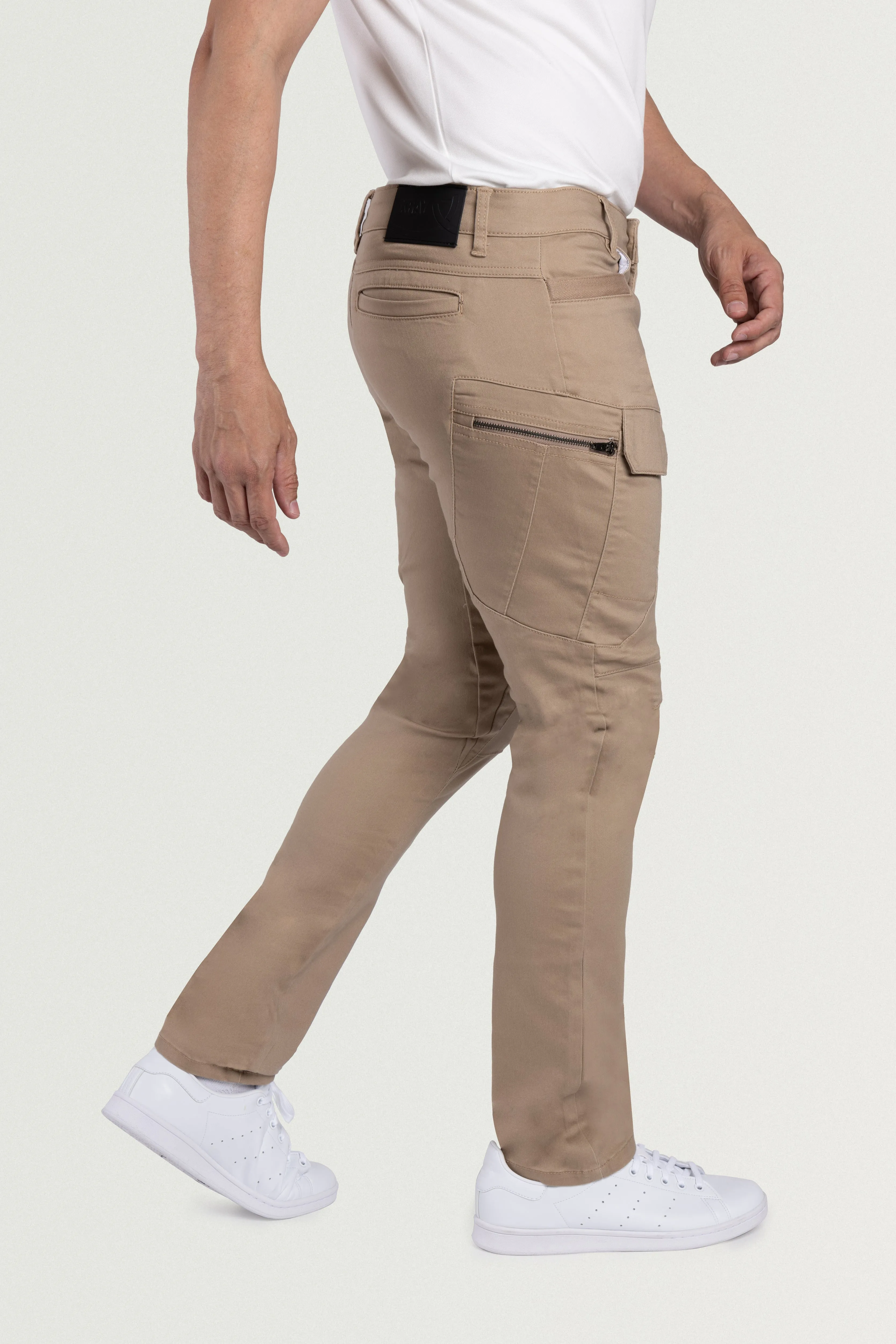 X RAY Men's Slim Fit Stretch Twill Cargo Pants