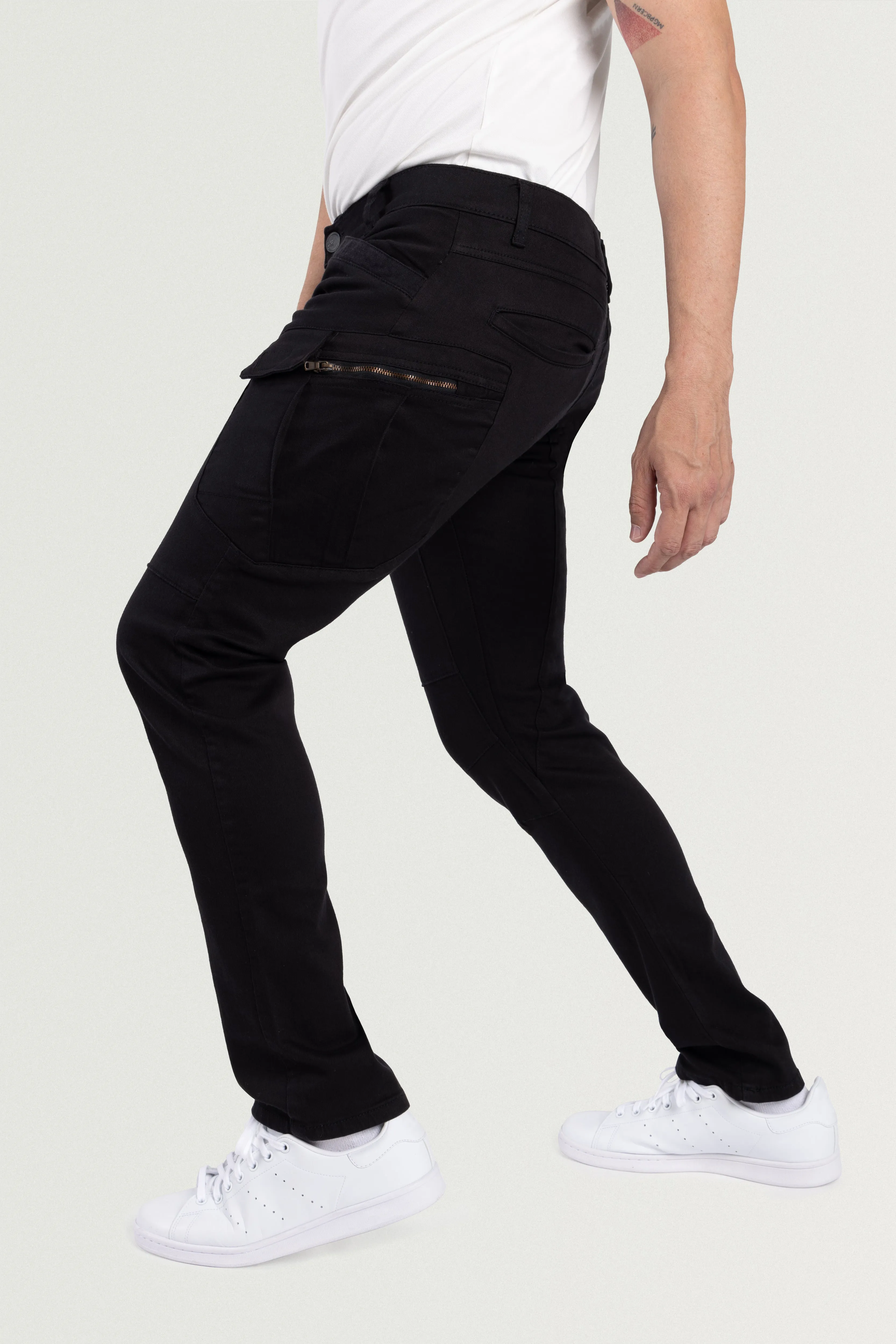 X RAY Men's Slim Fit Stretch Twill Cargo Pants