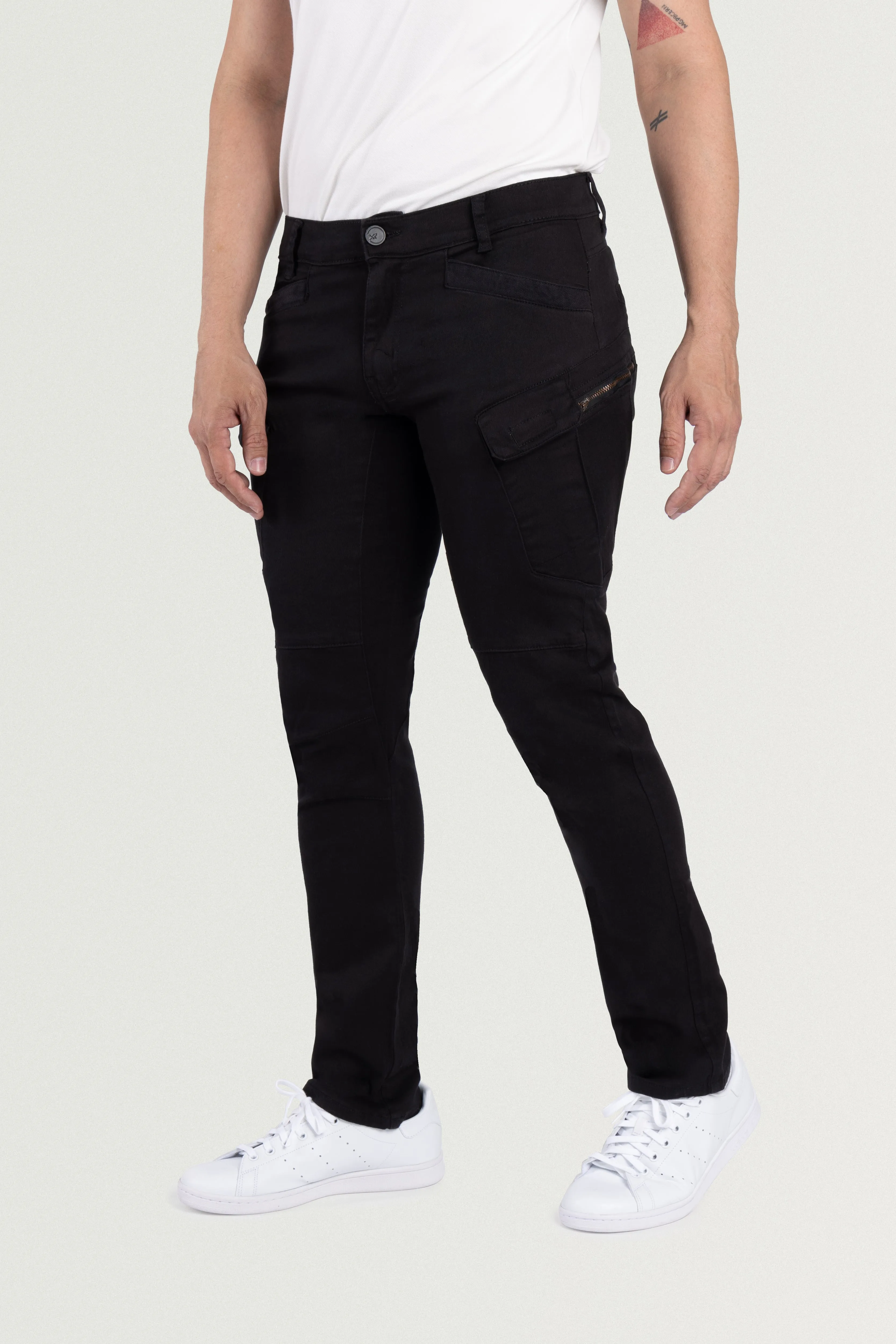 X RAY Men's Slim Fit Stretch Twill Cargo Pants